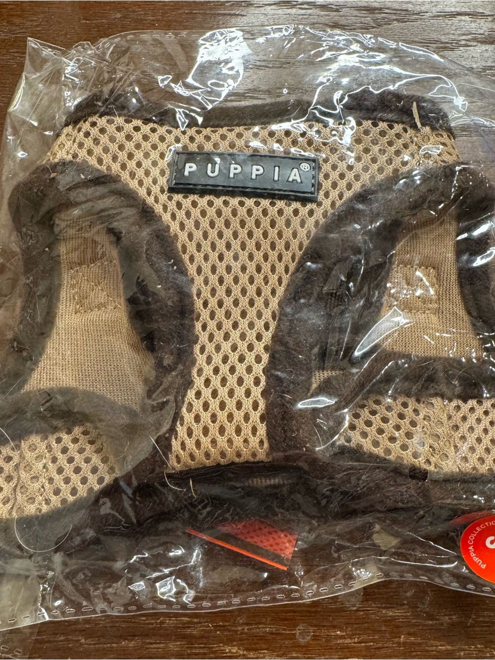 Puppia Brown Mesh Dog Harness - Breathable Pet Vest